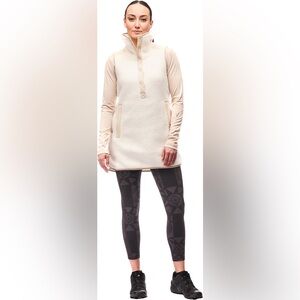 Indyeva Pecora Pullover Shearling Fleece Tunic Vest size XL